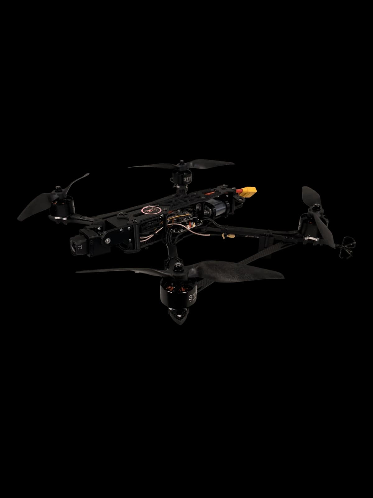 FPV-перехоплювач «Генерал Черешня AIR SPEED з тепловізором 640», вигляд збоку