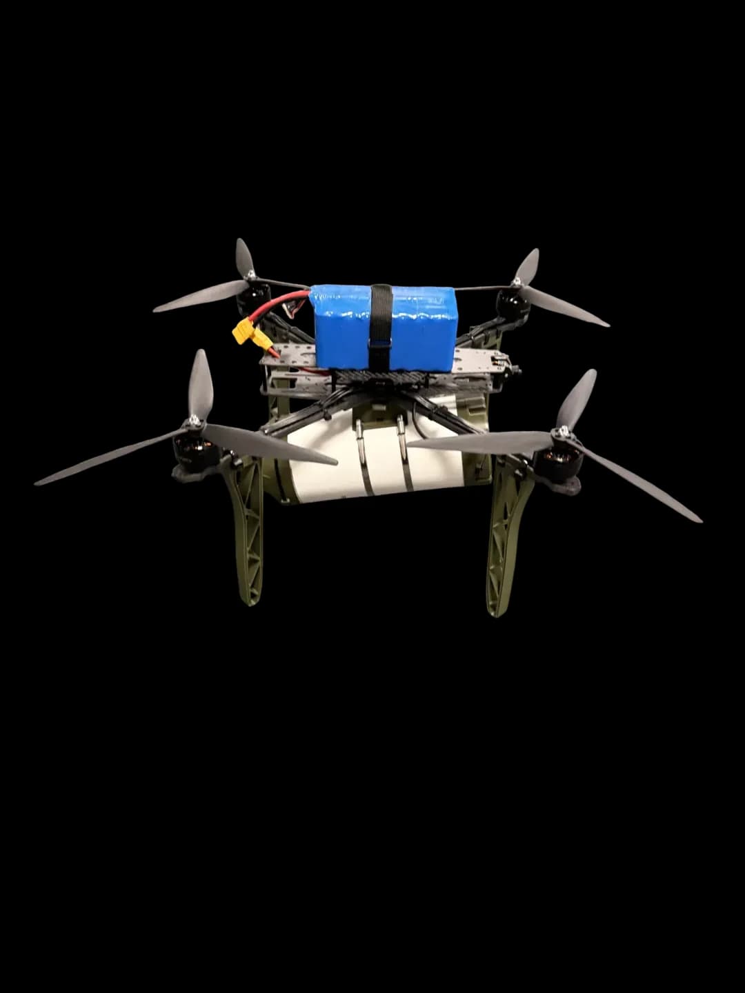FPV-дрон «Генерал Черешня 15 Оптікс 25 км День», вигляд у три чверті знизу
